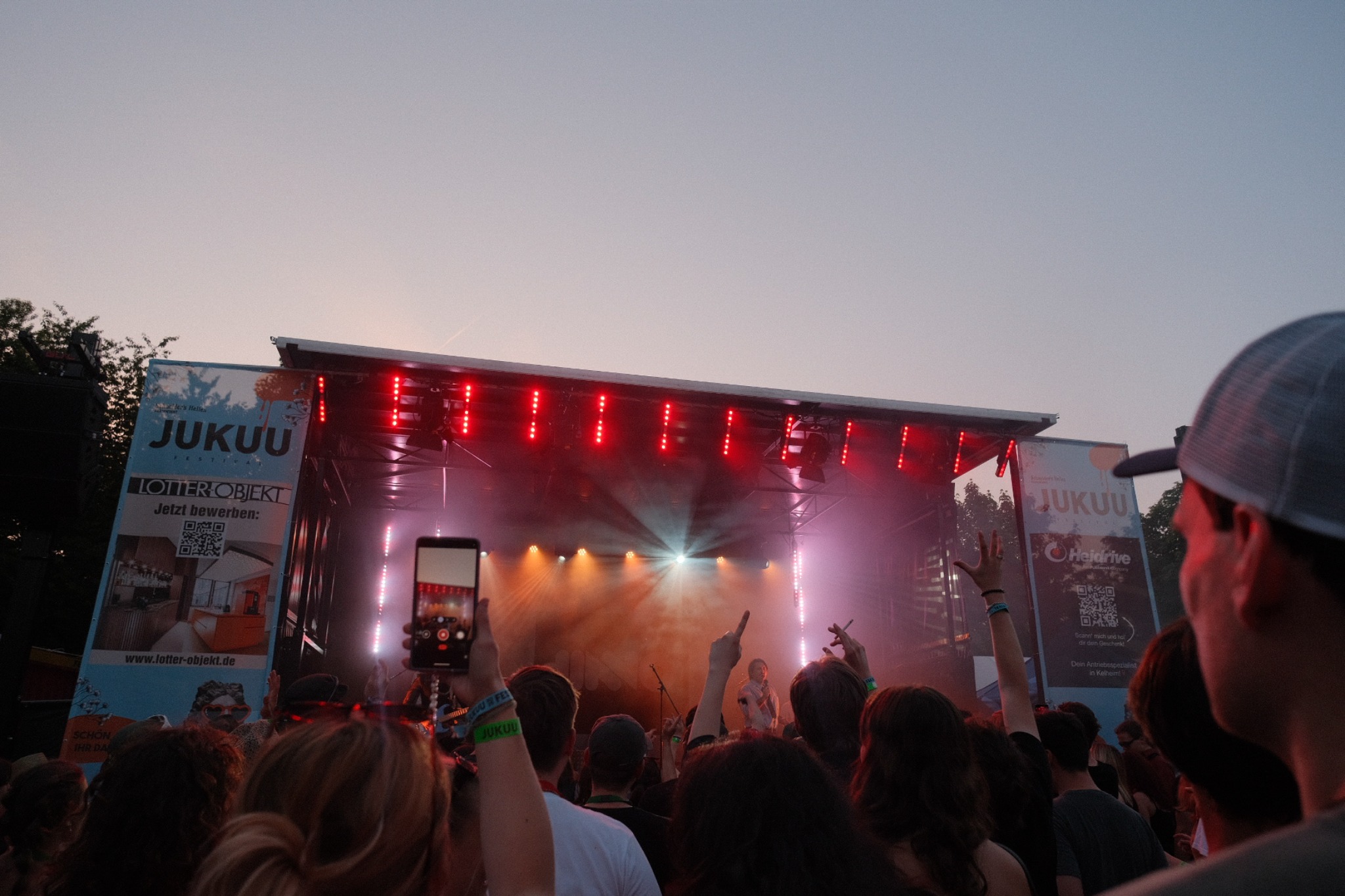 Live-Moment auf dem JUKUU Festival